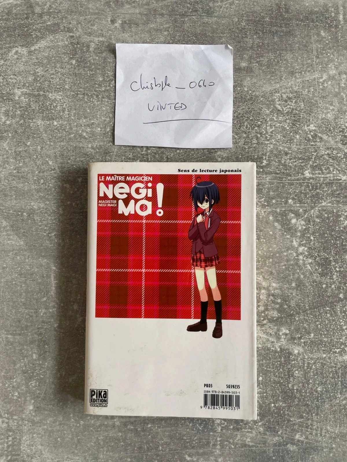 Manga De meester tovenaar Negi ma / Negima! deel 1 Franse versie. – photo 2